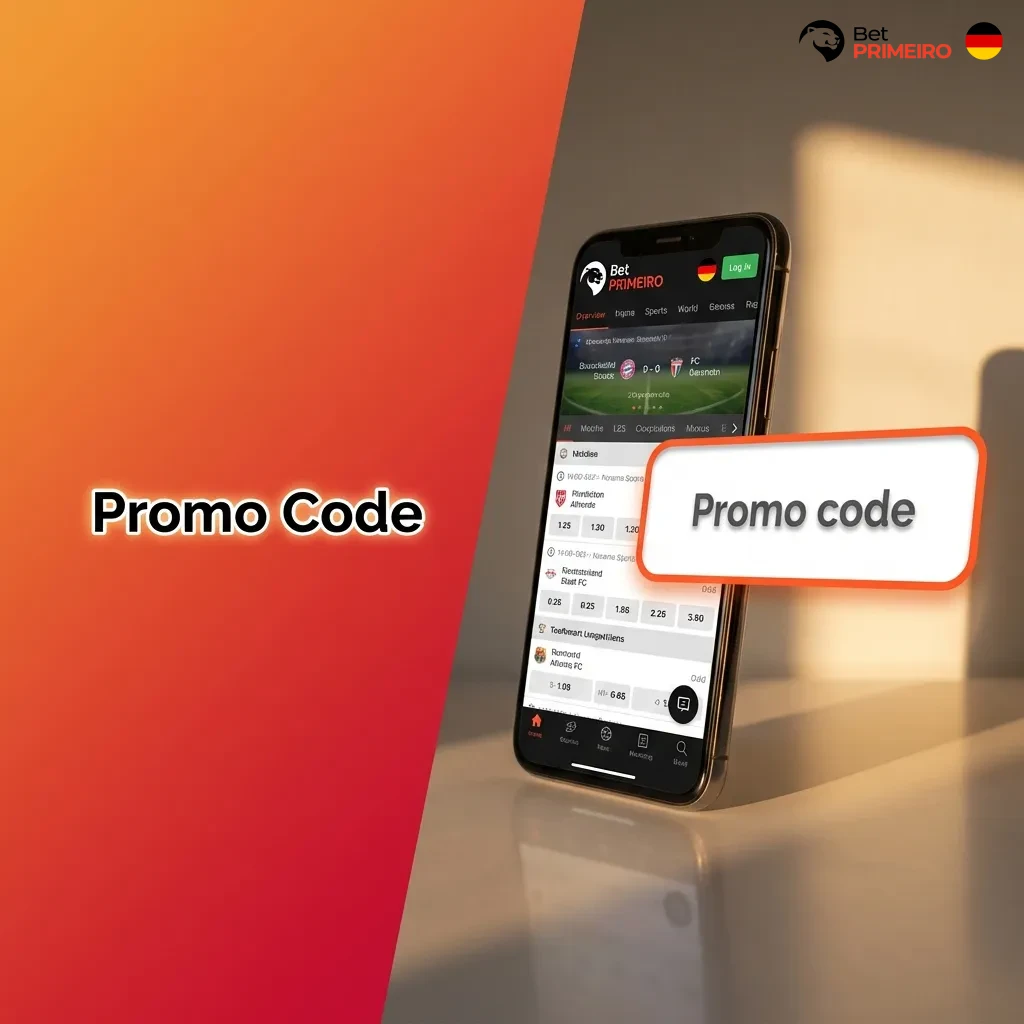 BetPrimeiro promo code entry form showing bonus activation steps and validity period information