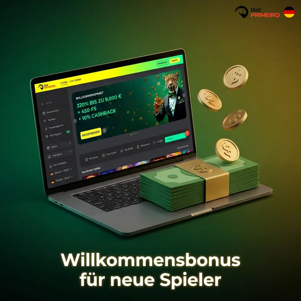 New player welcome bonus: 275% up to €3,500 plus 300 free spins on first deposit at online casino